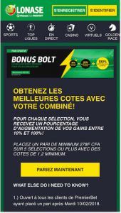 Promo Bonus Bolt