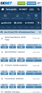 cote 1xbet Quaran Team FiFA