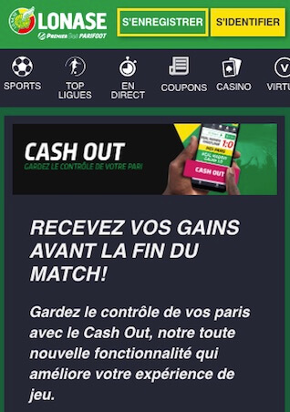 premier bet option cash out paris sportif