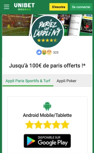 telecharger app unibet apk