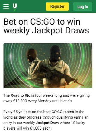 esl jackpot cs:go unibet