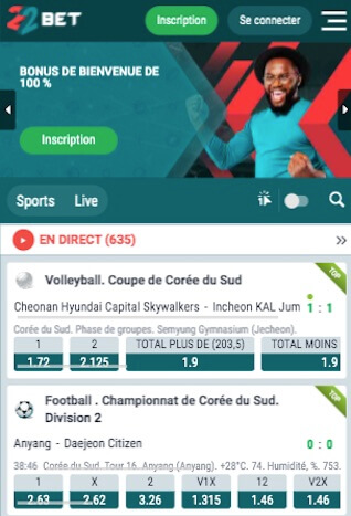 22bet mobile version application