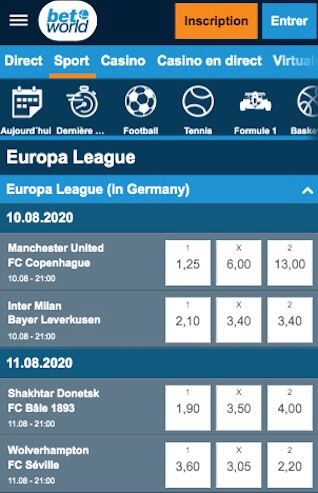 betworld version mobile app