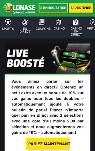 premierbet gain boost live