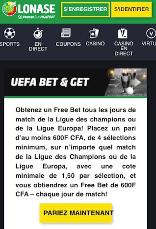 pari gratuit ldc premierbet