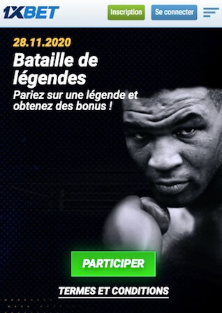 1xbet cagnotte boxe