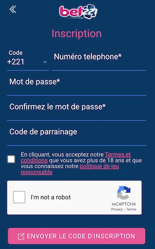 créer un compte bet221