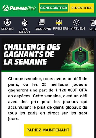 premier bet pari concours foot