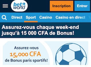 bet world paris foot caf cl