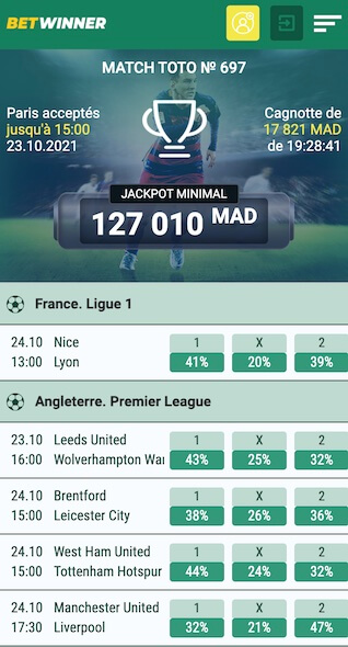 epl toto football bet winner