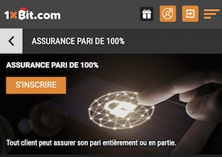 1xbit assurance pari vendredi foot