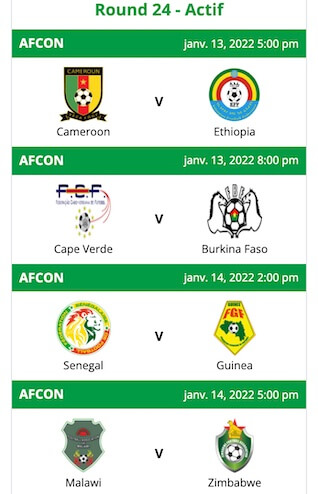 mise cameroun ethiopie super 6