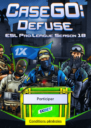 Offre 1xBet ESL League saison 18