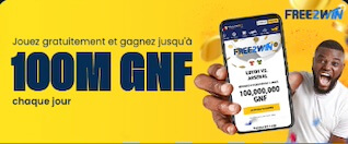 free2wins yellow bet guinee football parier